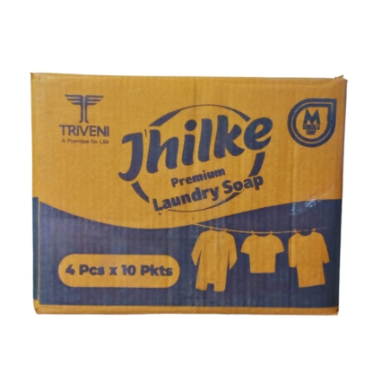 Jhilke laundry Soap 200grm 4pc*10pkt