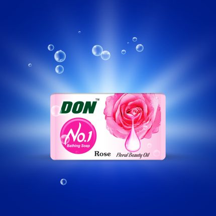 Don No 1 Bathing Soap Rose 53gm 6*12pcs