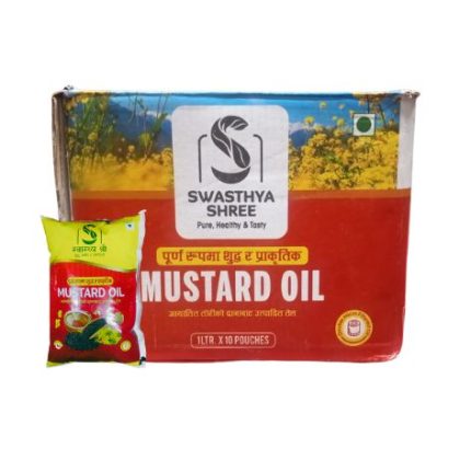 Swasthya Shree Mustard Oil 1 Lit_Case